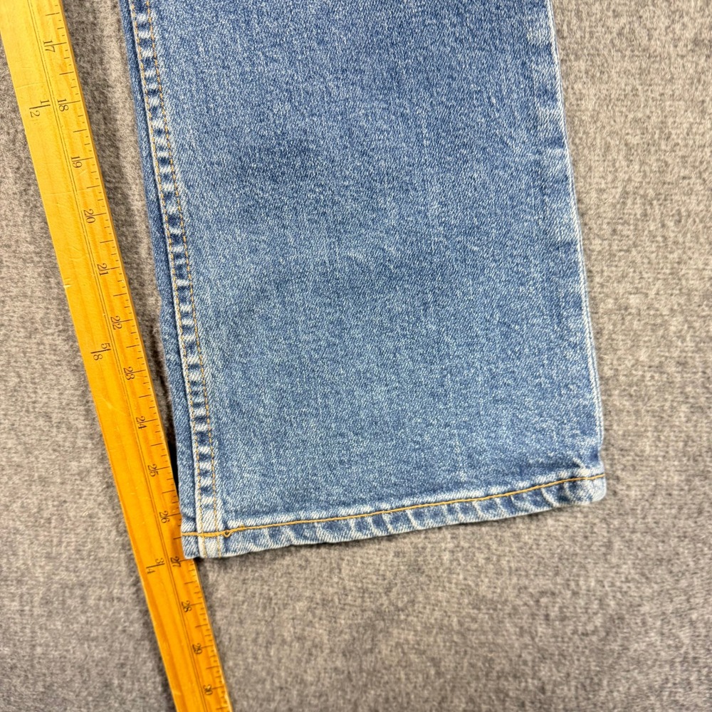 RE/DONE Originals Womens High Rise Kick Flare Jeans Blue Size 32 Made in USA - Picture 6 of 13